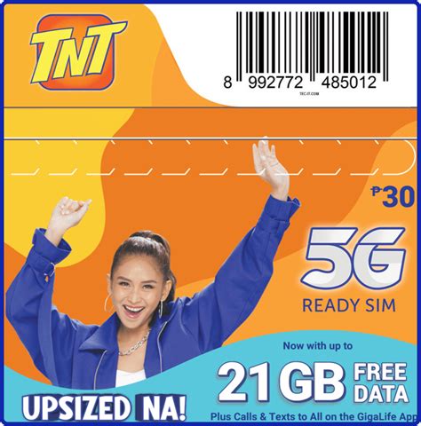 TNT 5G SIM Bundle (2 x P100 Load Card) 